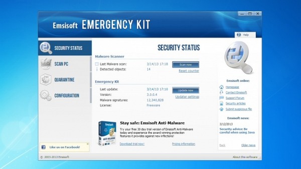 Emsisoft Emergency Kit