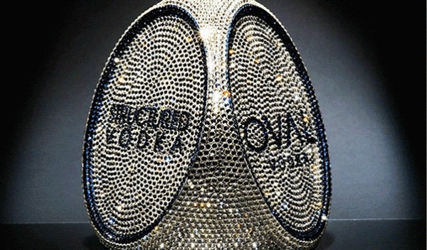 Oval Vodka with Swarovski crystals